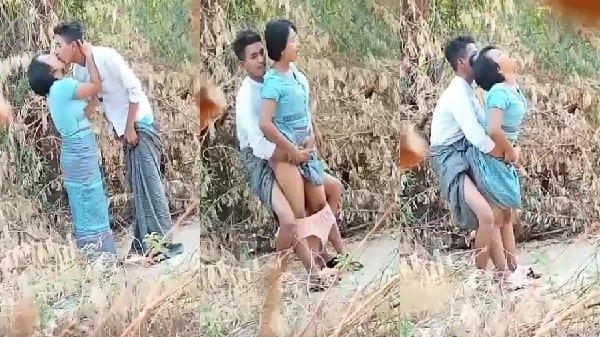 Assamese gaanv ke young lover ki khulle mai chudai