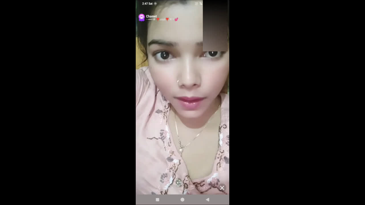 Joya sexy girl showing nude 121 in chamet with face