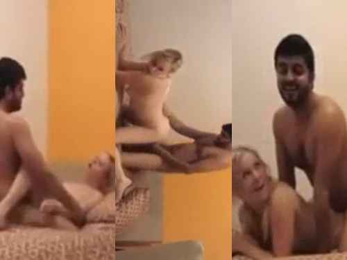 Desi Guy fucks a Russian girl in hotel room