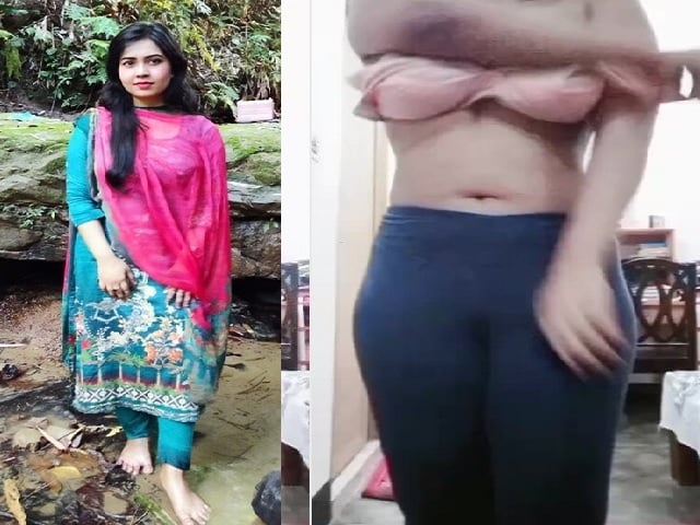 Striptease Bengali girlfriend showing big boobs