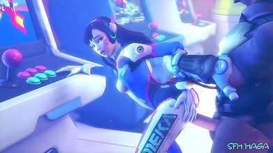 D Va and Mc Cree SFM Maga Sex MMS 3 D CGI Video