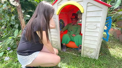 My Desi Elf Gives Magical Blowjob After Sex Wish
